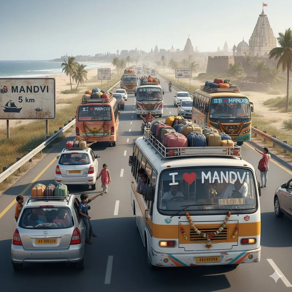 Road to Mandvi - Scenic coastal drive